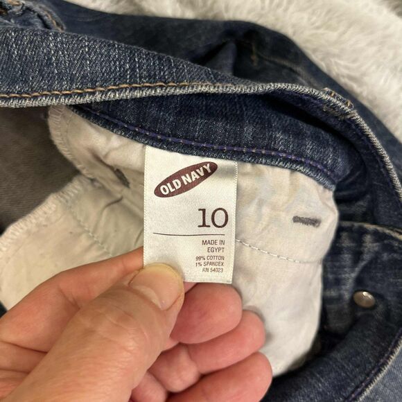 Old Navy The Diva Jeans Women 10 Skinny Mid Rise Stretch Zip Pocket Blue Denim - Picture 4 of 7